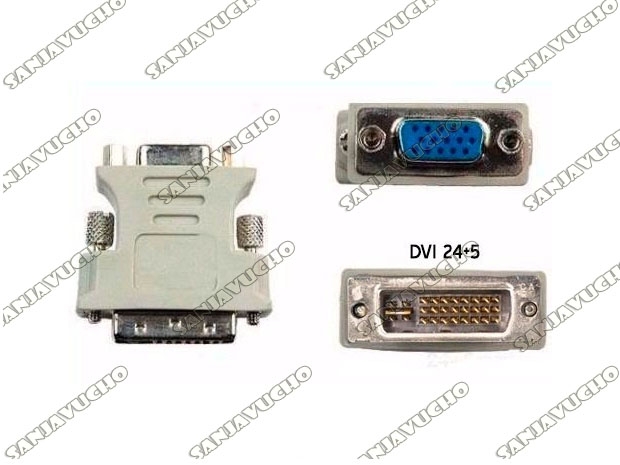 &+ ADAPTADOR VGA A DVI 24+5 CB114